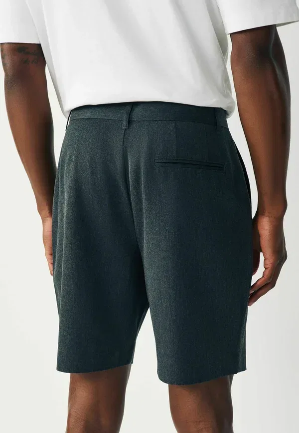 Шорты из полиэстера и вискозы Regular fit - plain front smart shorts 2 pack, Next, серый — фото 2