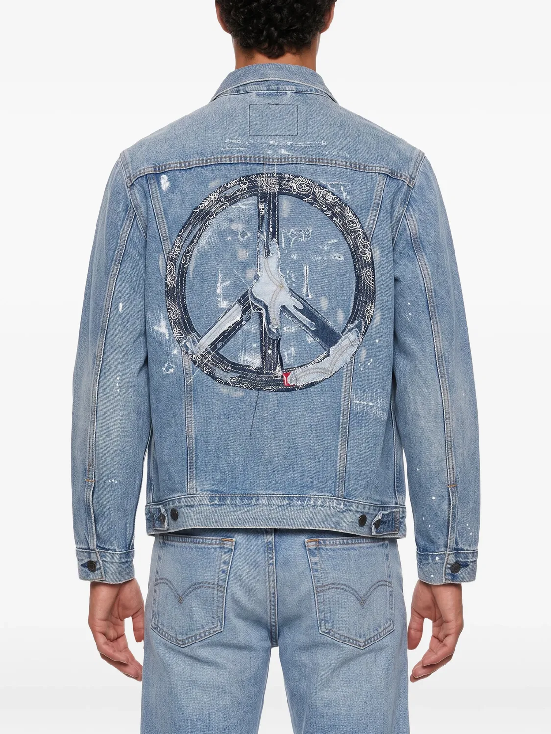 Джинсовая куртка Type III синяя Levi's, синий — фото 4