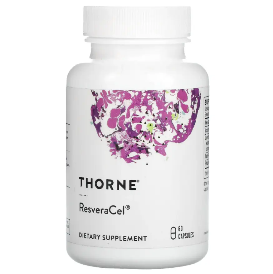 

ResveraCel, Никотинамид рибозид, Thorne Research, 60 капсул