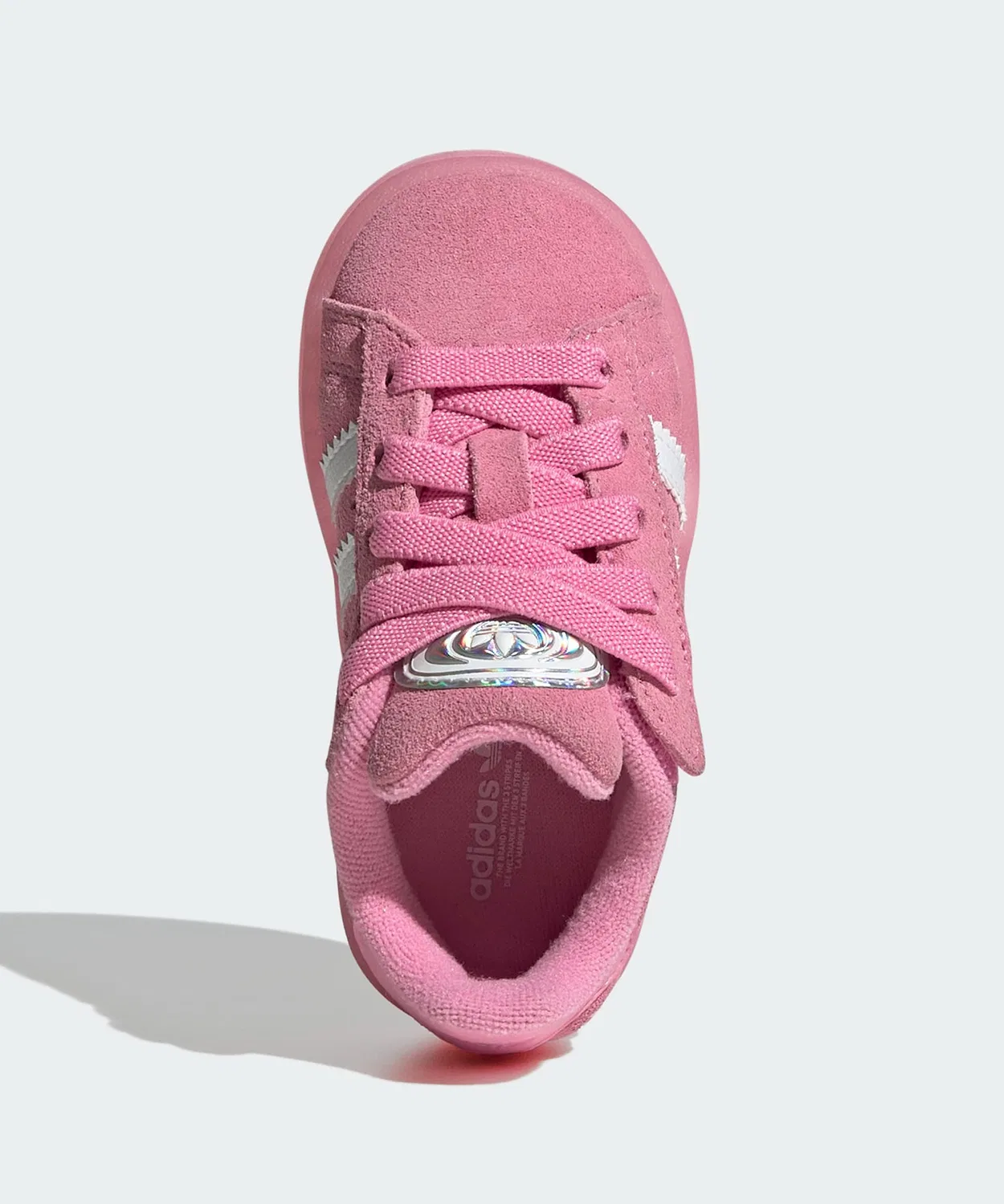 Детские кроссовки со светящейся подошвой Campus 00s Adidas Originals, Pink — фото 4