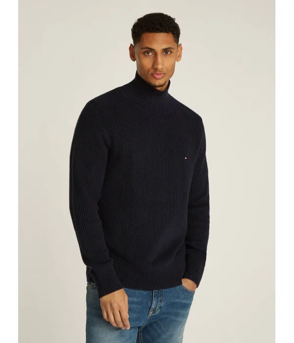 Мужской пуловер с длинным рукавом Dolcevita Tommy Hilfiger, Blu Marino