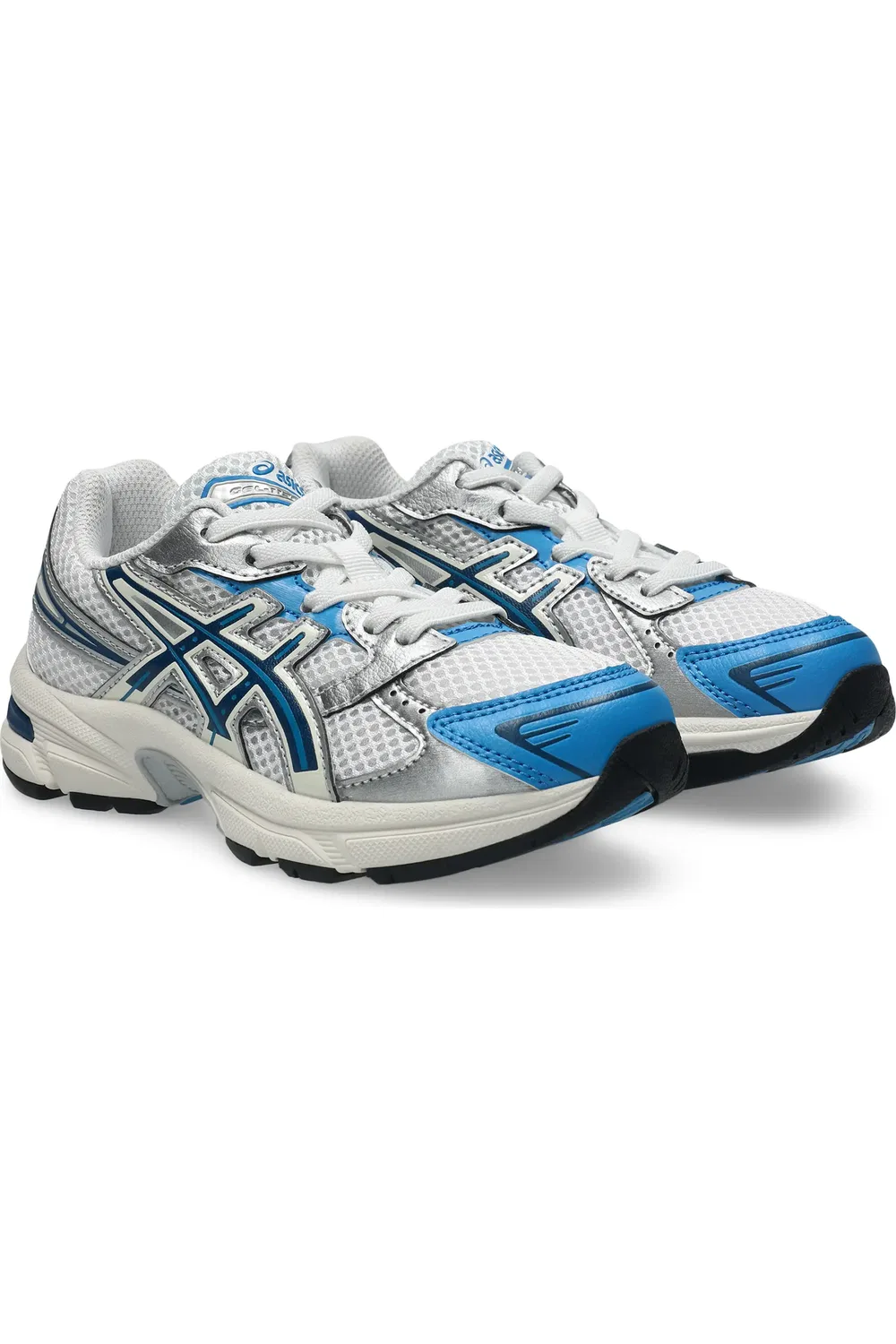 Кроссовки детские с амортизацией GEL-1130 ASICS, White/Twilight Blue