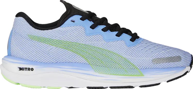 Кроссовки Puma Wmns Velocity Nitro 2 Elektro Purple Fizzy Lime, фиолетовый