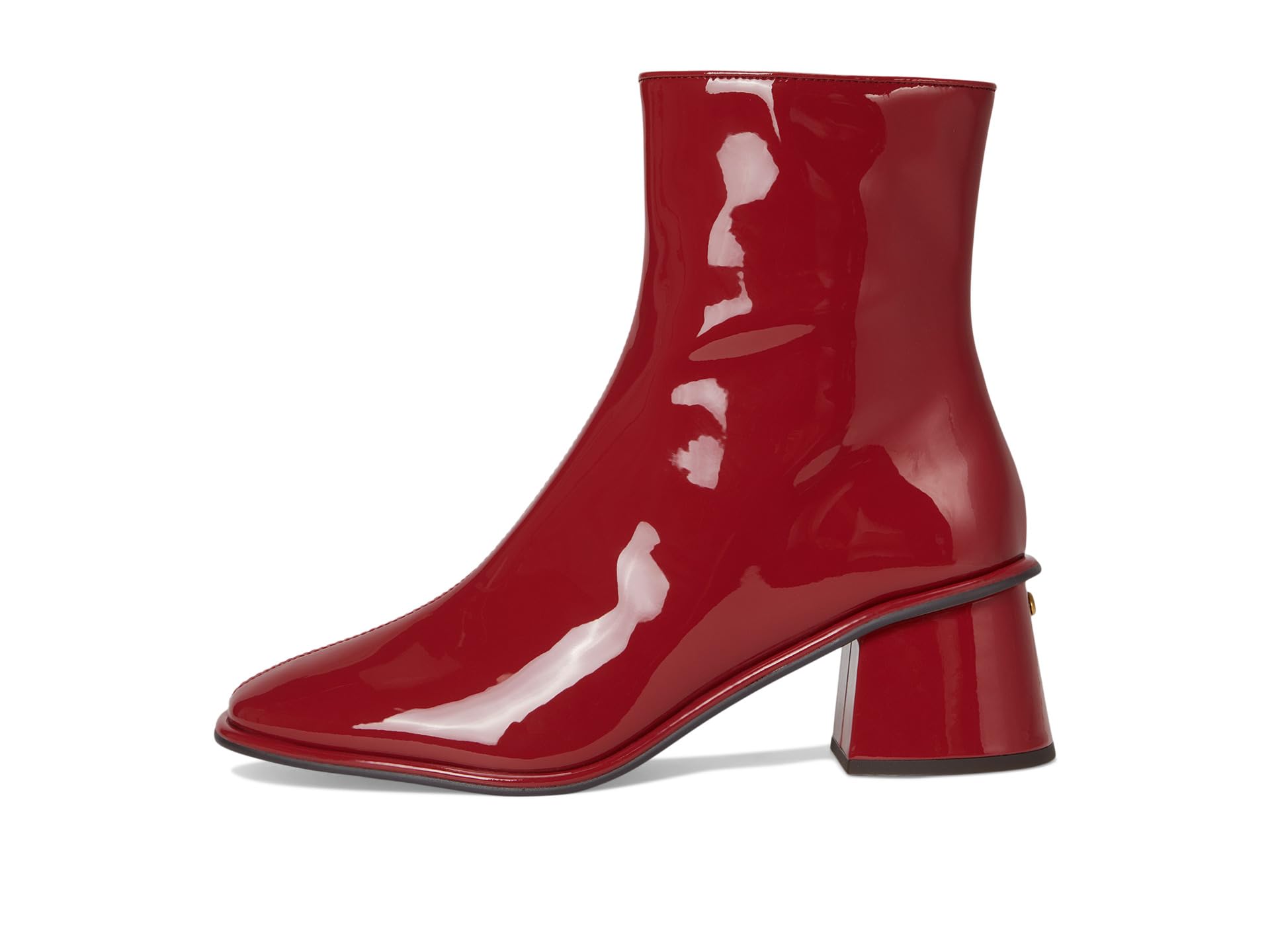 Ботинки COACH Gigi Patent Leather Bootie, Ruby — фото 4