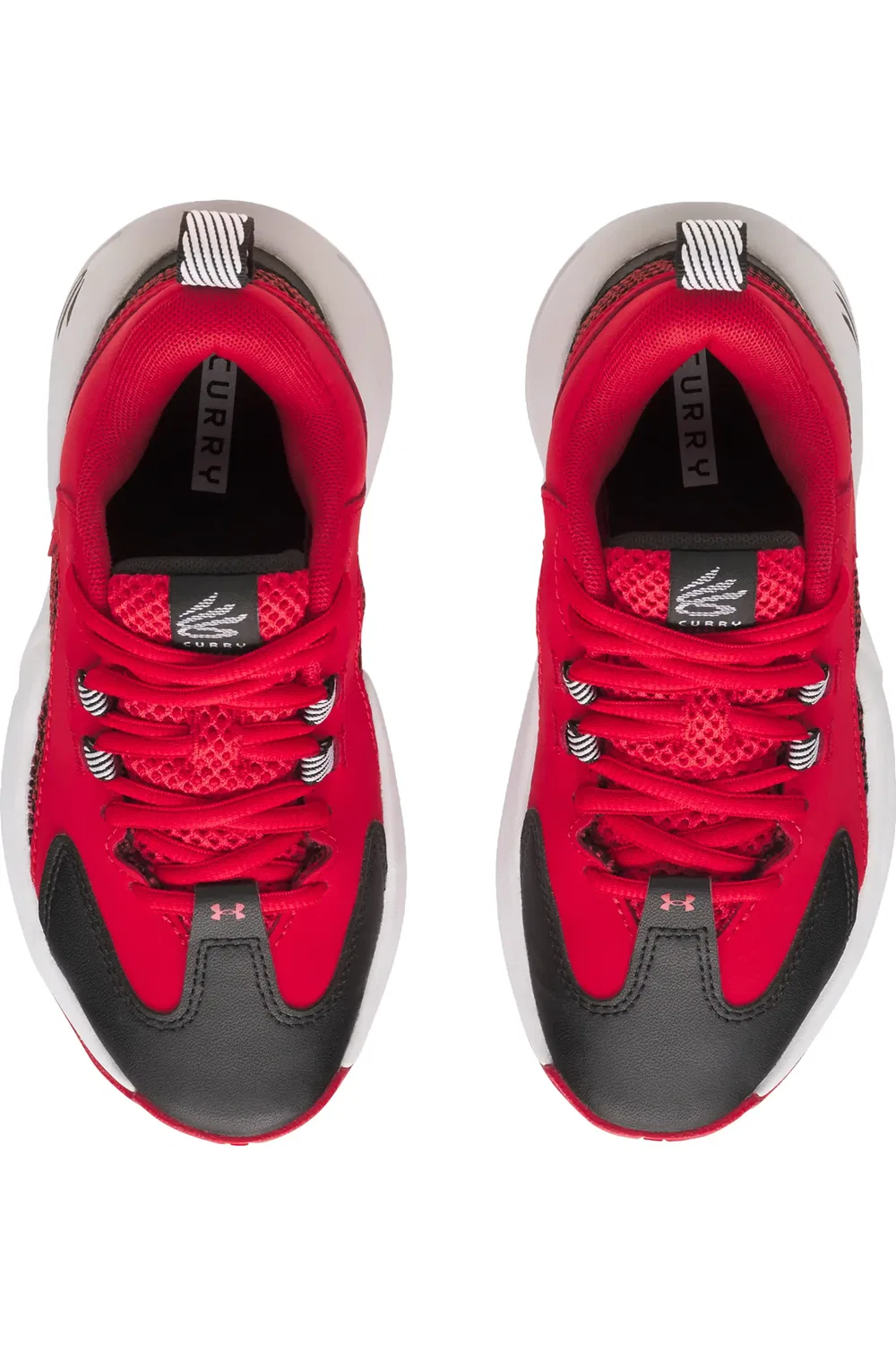 Кроссовки детские для баскетбола Curry Under Armour, красный — фото 3