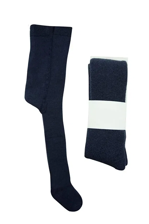 Детские колготки для девочек термо утепленные The Socks House, Navy Blue