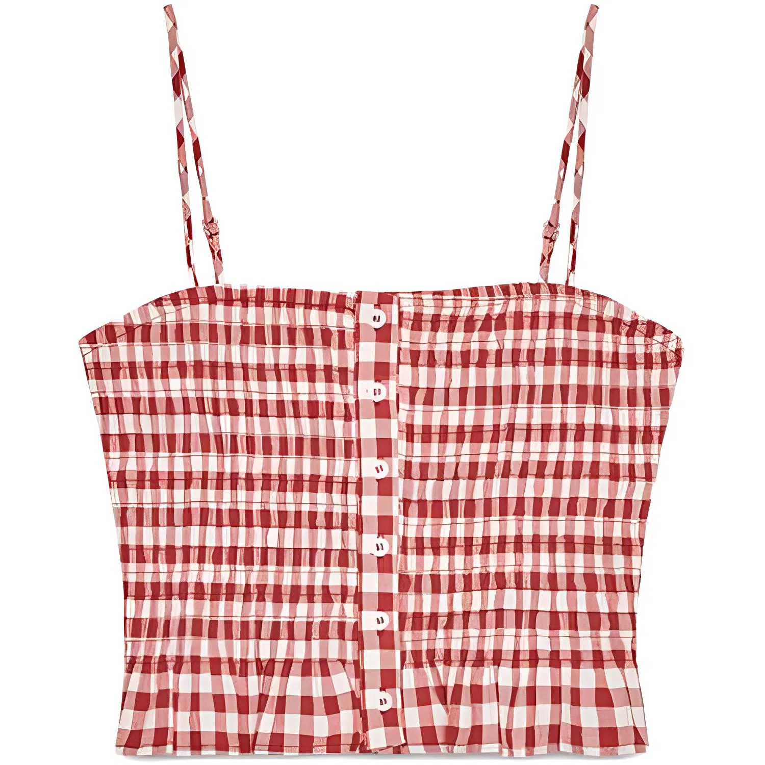 Женская майка-комбидресс без рукавов ZARA, White/Red