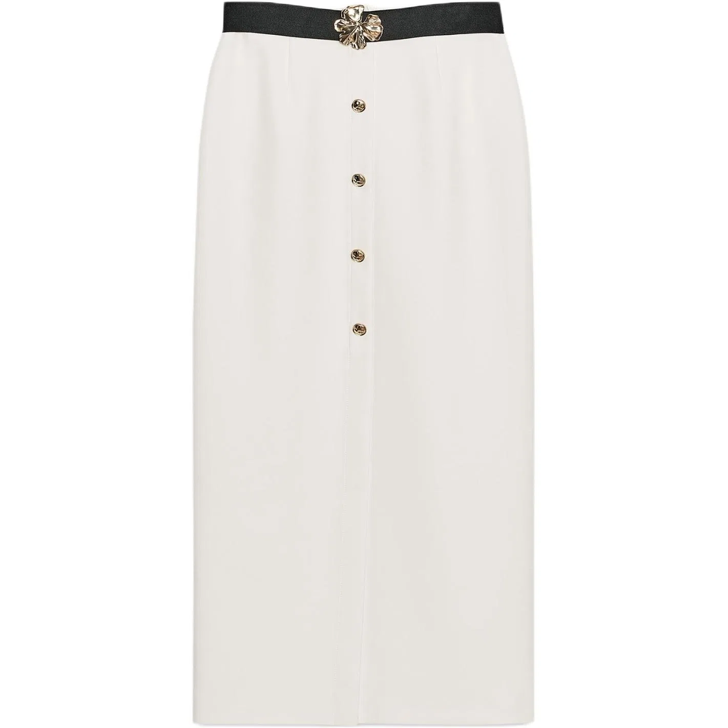 Женская длинная юбка повседневная Raw White ZARA, Raw White