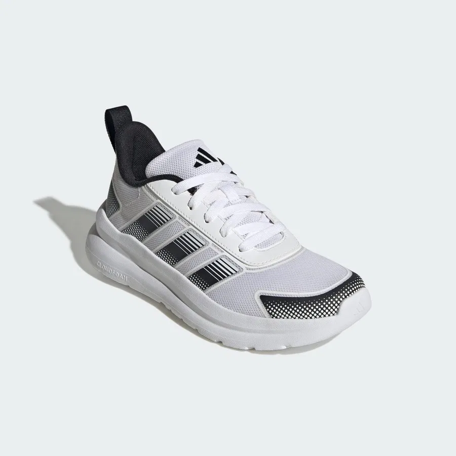 Детские кроссовки с дышащим верхом Tensaur Run 4.0 adidas, Бело-черный — фото 2