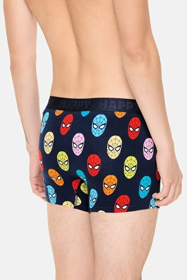 Детские боксеры для мальчиков с принтом Spider-Man Happy Socks, Multicolored — фото 4