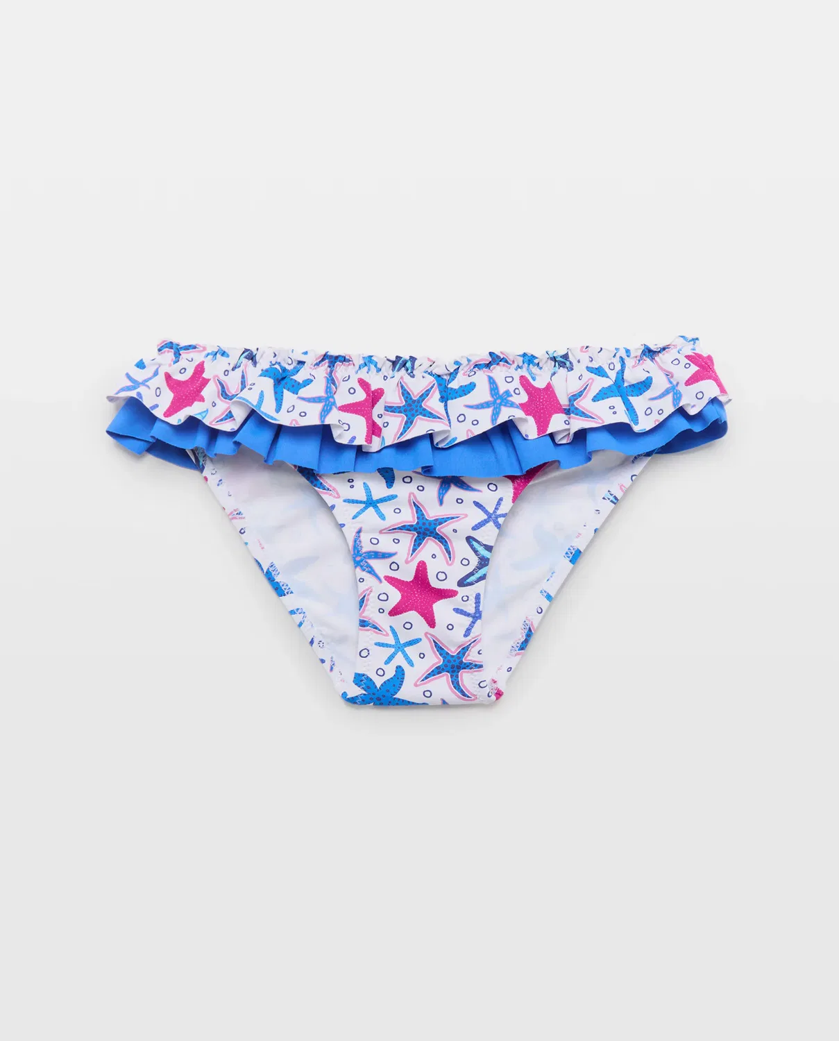 Детские плавки для девочек с принтом Culetín colores print fantasía Kids El Corte Inglés, Blanco