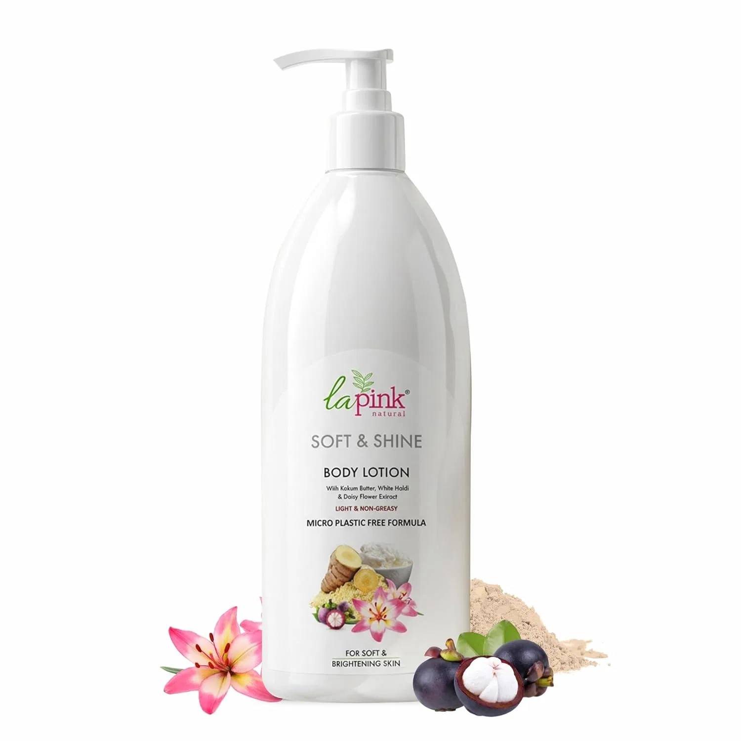 Лосьон для тела Soft & Shine, La Pink, 450 мл, Белый Халди