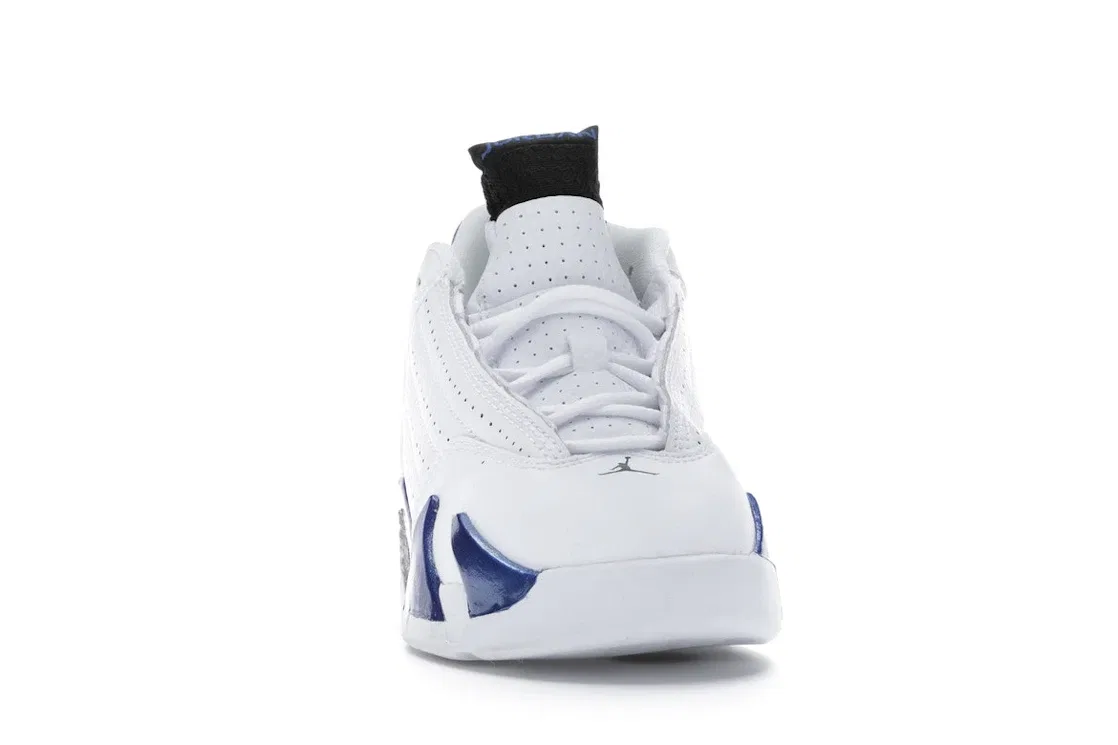 Детские кроссовки с дизайном Jordan 14 Retro Jordan, White/Black-Hyper Royal — фото 2