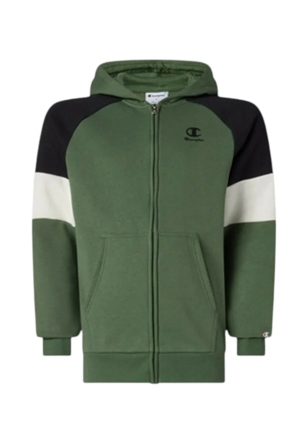 Felpa zip cappuc ho ful zip sweat col gs548 - толстовка на молнии Champion, Green — фото 4