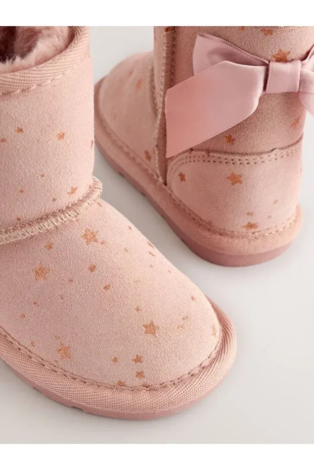 Детские ботинки-челси водонепроницаемые с принтом Next Baby, Pink — фото 4