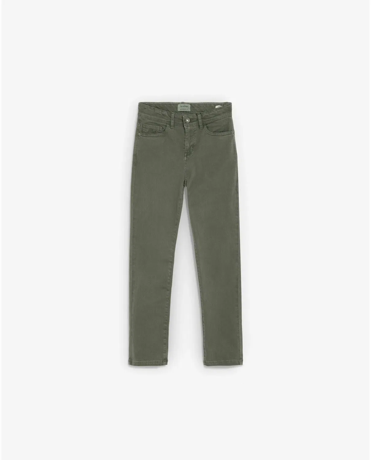 Детские джинсы для мальчиков с пятью карманами Vaquero de niño slim fit cinco bolsillos con trabillas Scalpers, Kaki