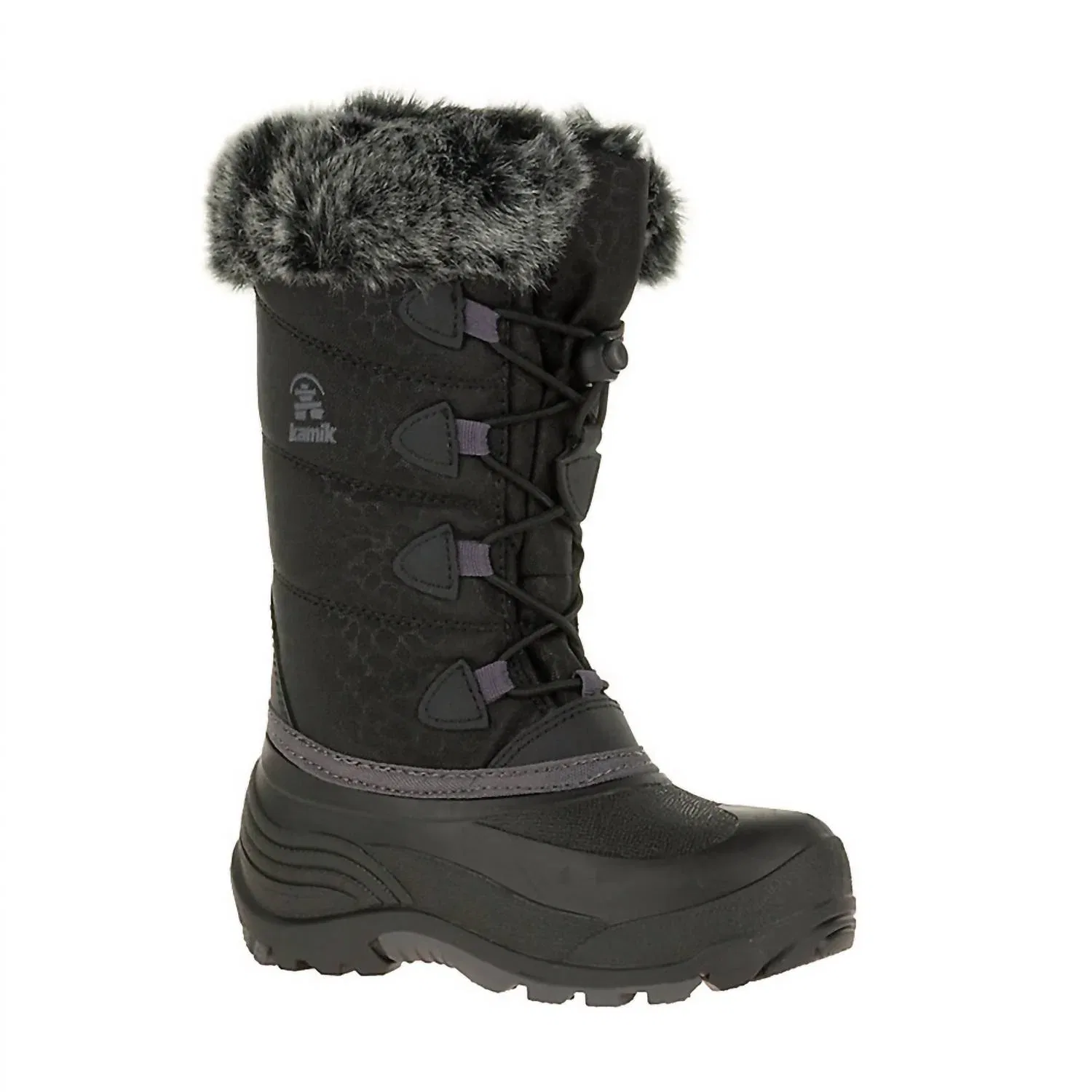 Детские зимние сапоги водонепроницаемые Snowgypsy 3 Boot kamik, черный