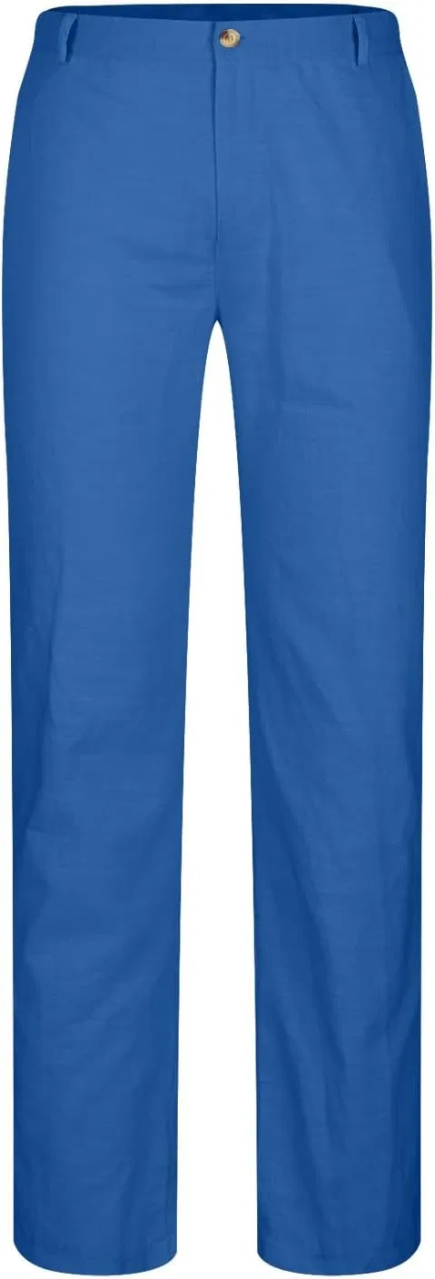 Мужские брюки прямого кроя из льна, Gentleman Straight Fit, синий