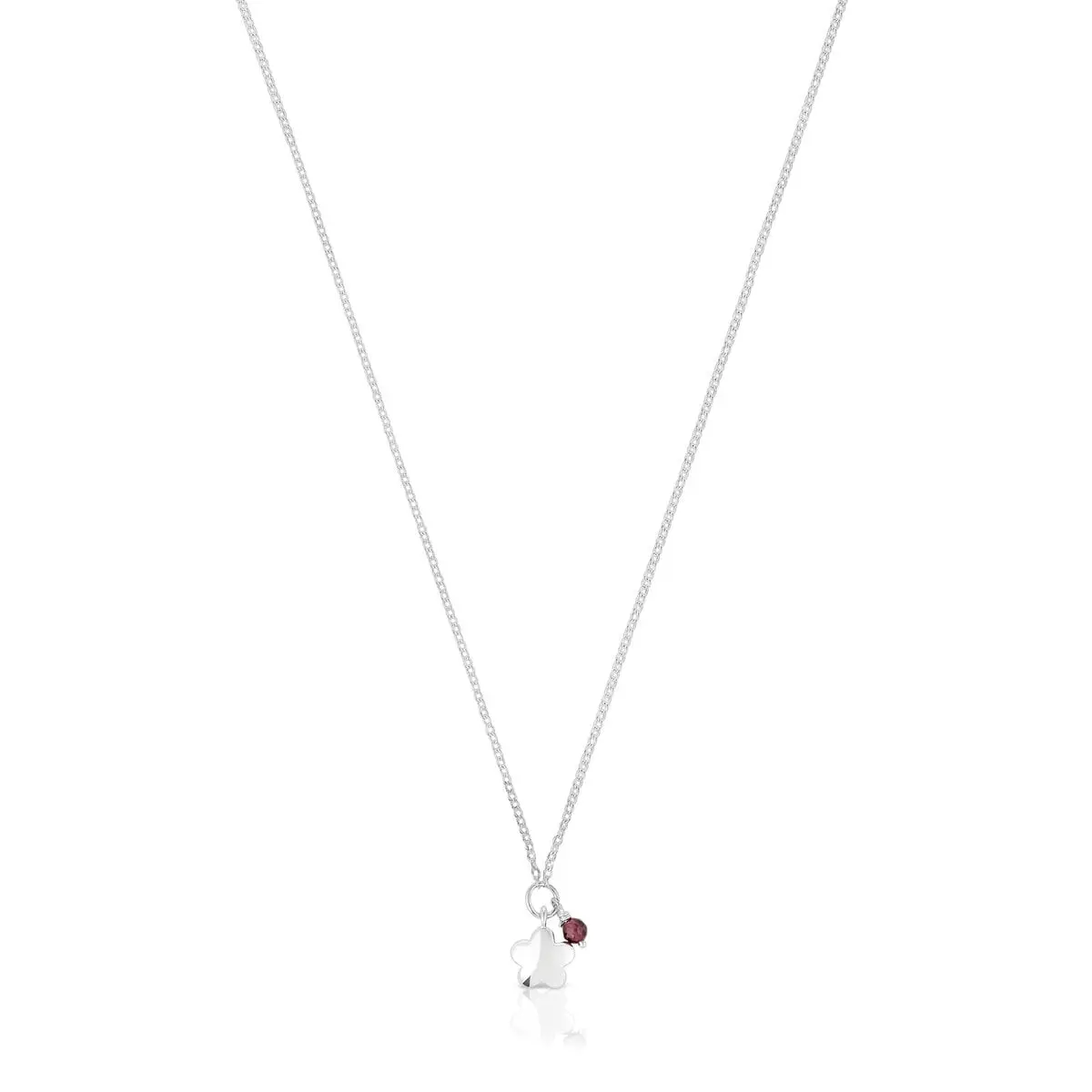 

Колье Tous Bold Motif With A Rhodolite Flower, серебро
