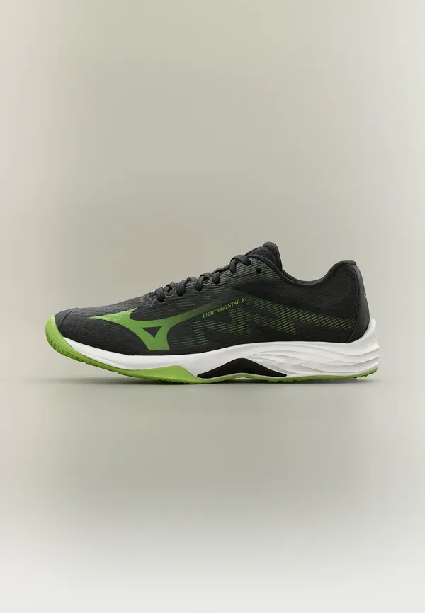 Кроссовки для волейбола Lightning Star Jr Unisex, Mizuno/Jade Lime/Mandarin Orange, черный