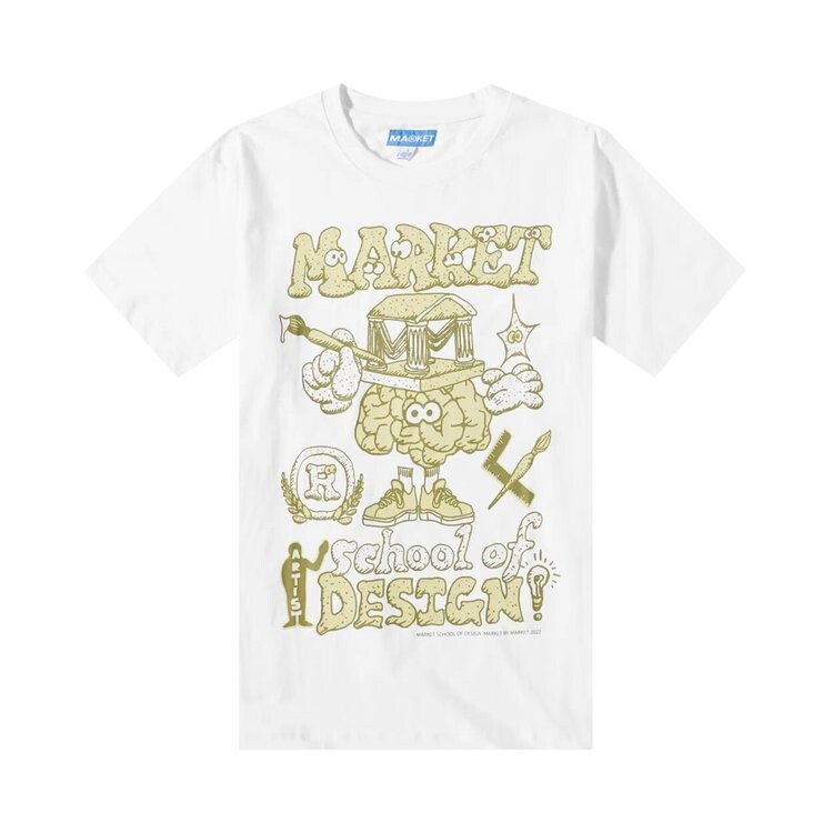 

Футболка Market School Of Design T-Shirt 'White', белый