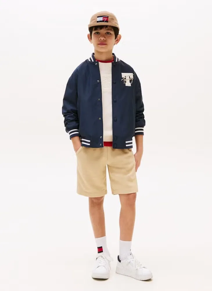 Шорты с эластичным поясом Tommy Hilfiger, бежевый — фото 4