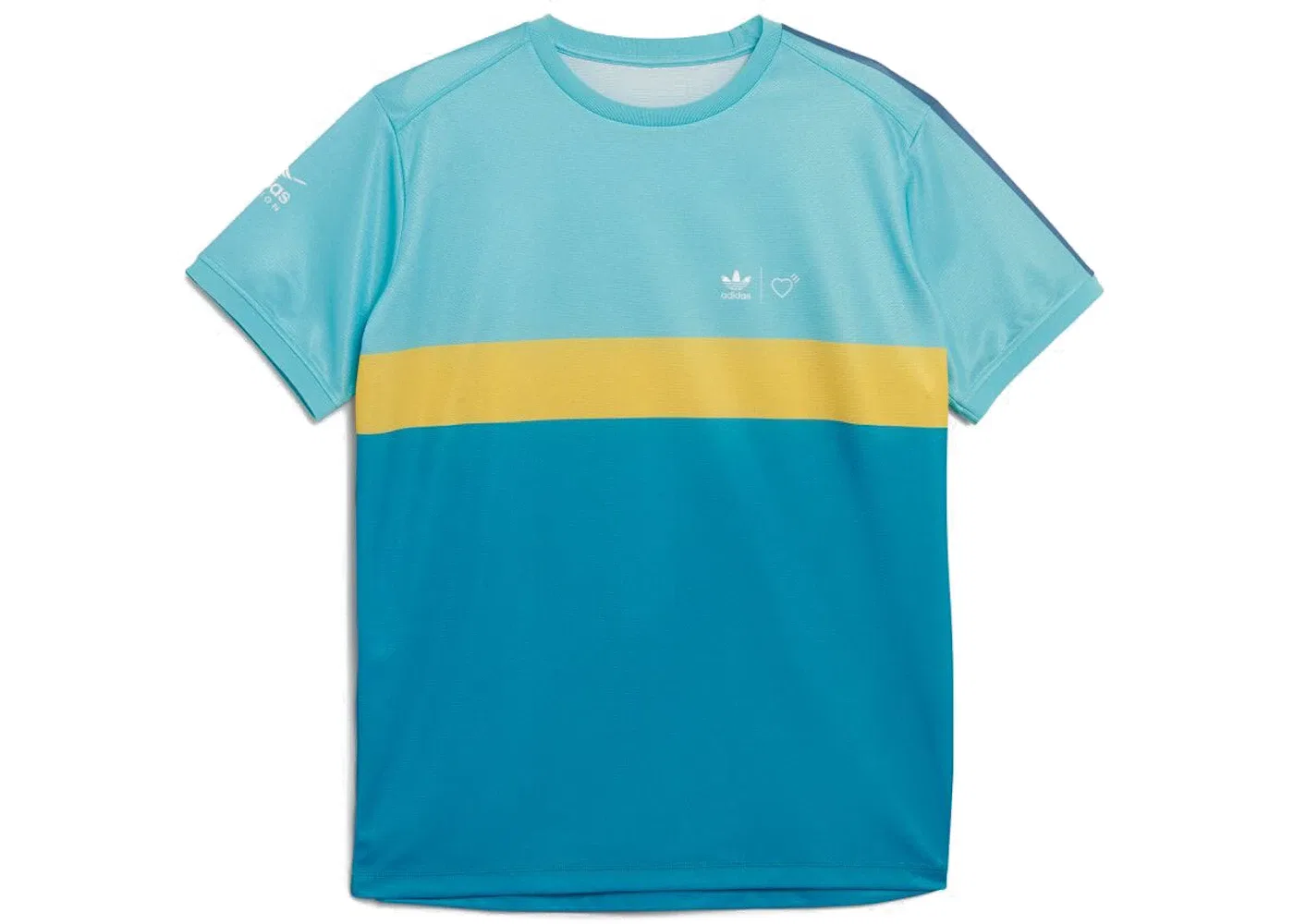Мужская футболка с принтом Adidas x Human Made Tee, Aqua