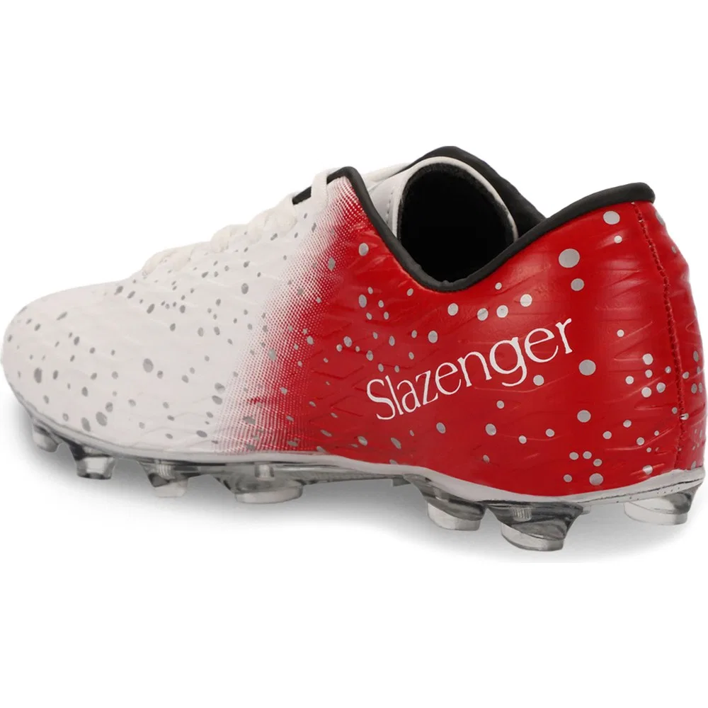 Детские футбольные бутсы для мальчиков для зала White Red HANIA KRP IN Slazenger — фото 3