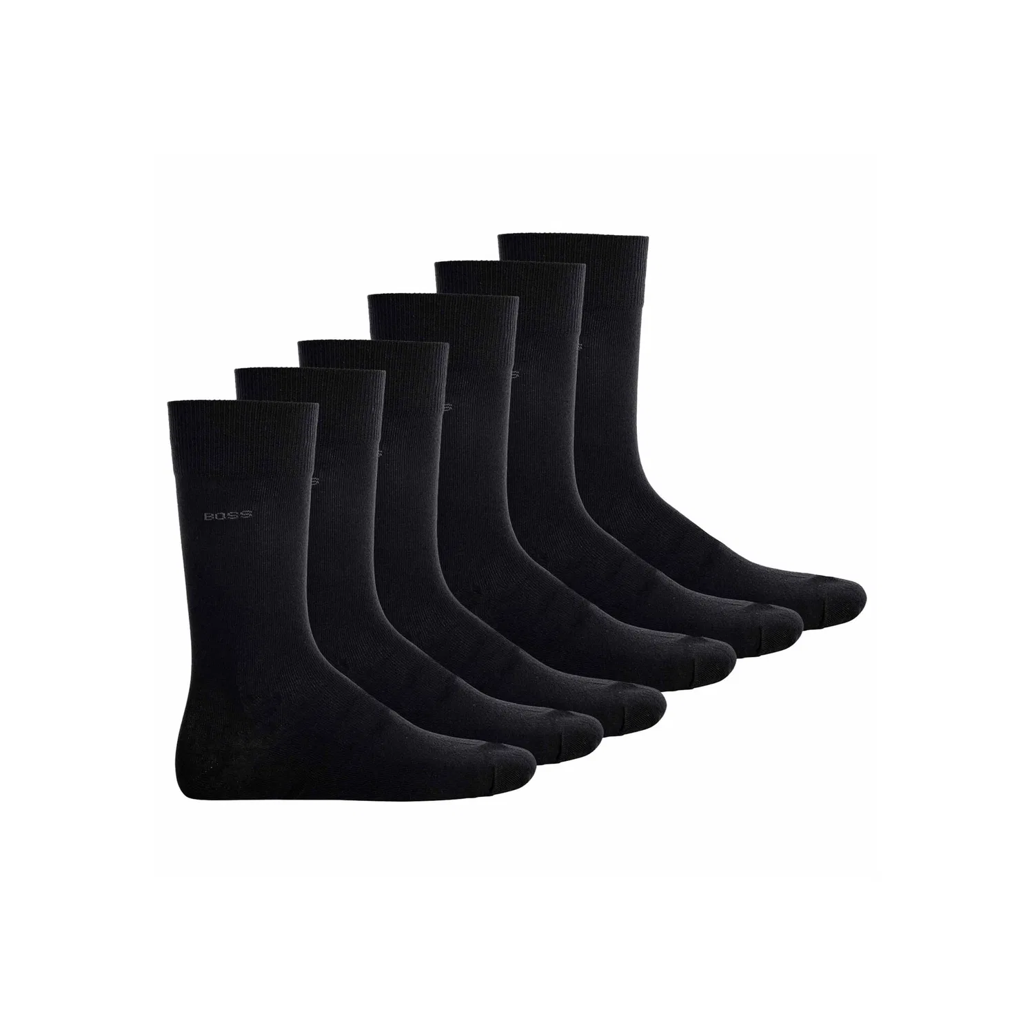 Мужские короткие носки из хлопка BOSS, Black