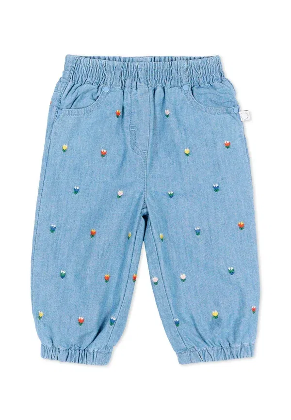 Джинсы с цветочным принтом Jeans Stella Mccartney Kids denim, деним
