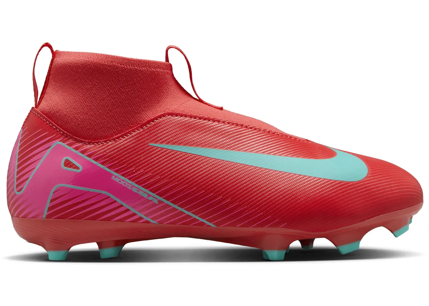 Детские бутсы Nike Mercurial Superfly 10 Academy MG, Ember Glow Aurora Green