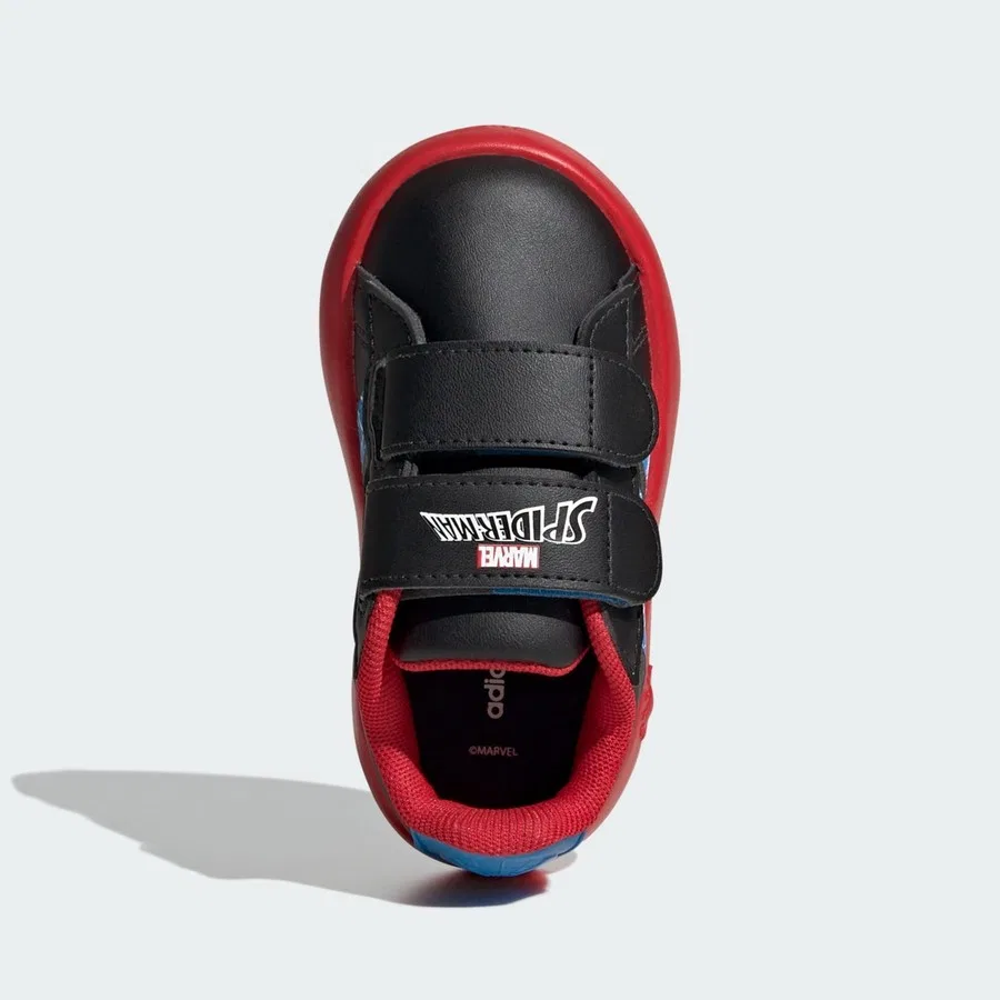 Кроссовки детские с принтом Spider-Man adidas x Marvel Grand Court Shoes, Синий — фото 4