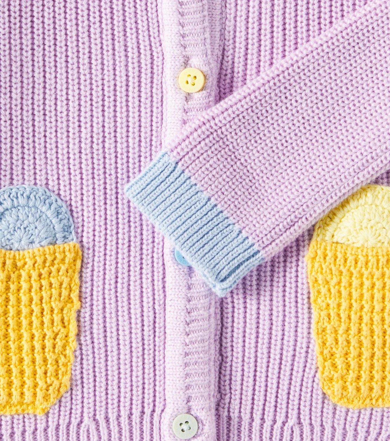 Детская футболка с принтом Stella McCartney Kids, фиолетовый — фото 3