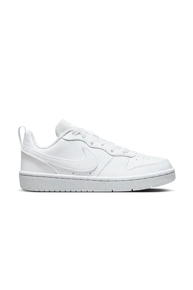 Детские кроссовки для девочек текстильные Court Borough Unisex Casual Sneakers Nike, Flatwhite