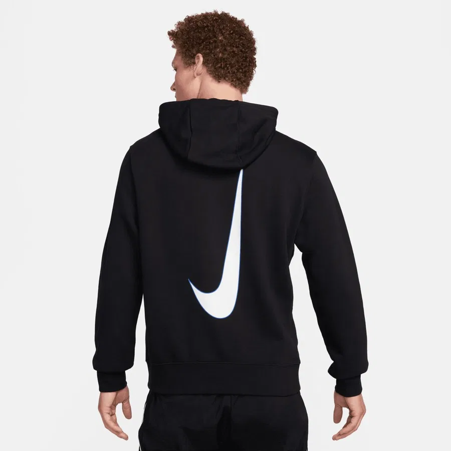 Свитшот с капюшоном Nike Club Fleece, модель Club Po Gx Ft, Черный — фото 3