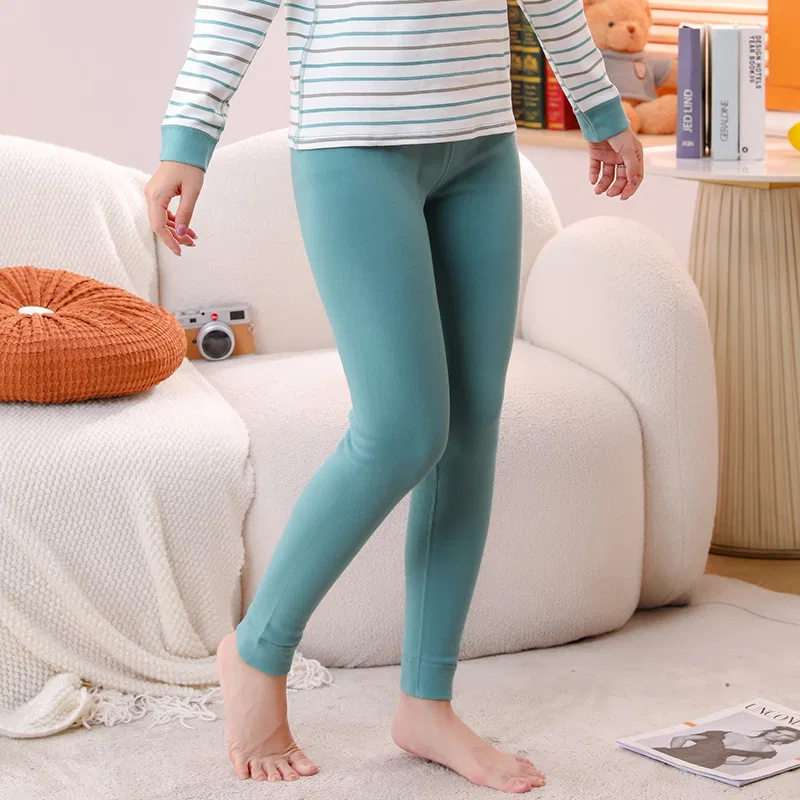 Термобрюки детские хлопковые Cotton Gene, Light Green — фото 4