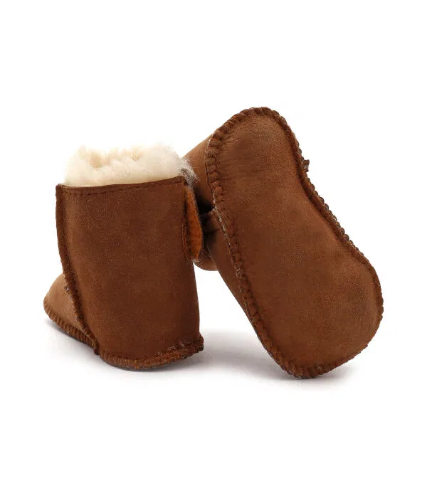 Детские снежные ботинки на меху Baby Bootie Emu Australia, коричневый — фото 4