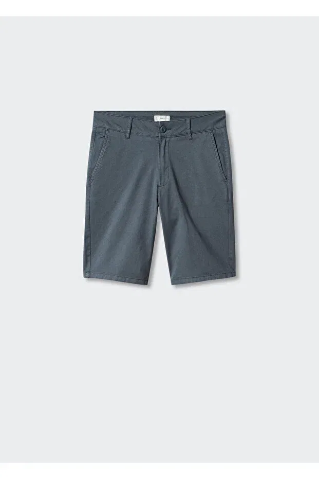 Детские шорты для мальчиков хлопковые Mango Kids, Petrol Blue