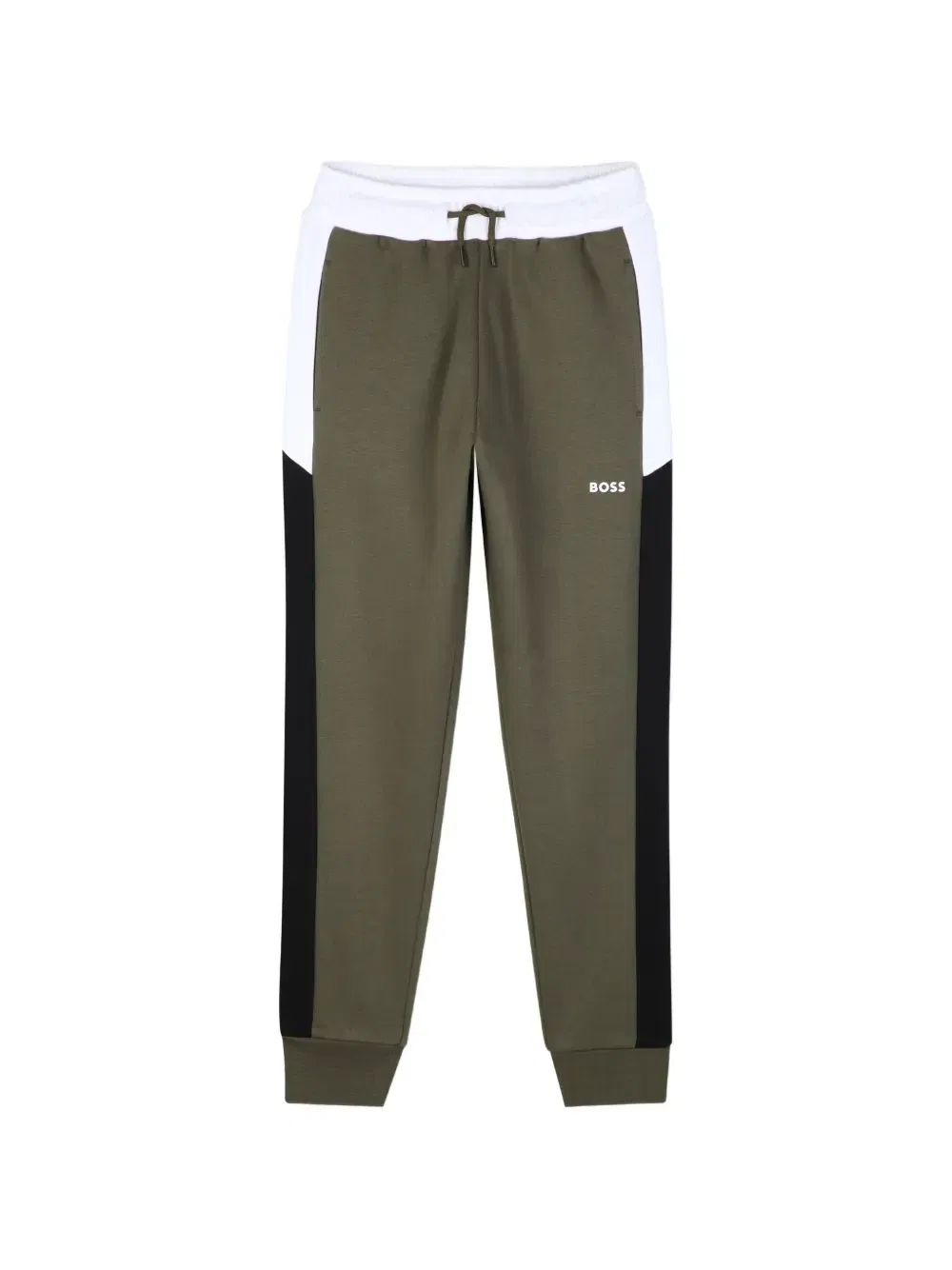 Спортивные брюки с логотипом Boss Kidswear, зеленый