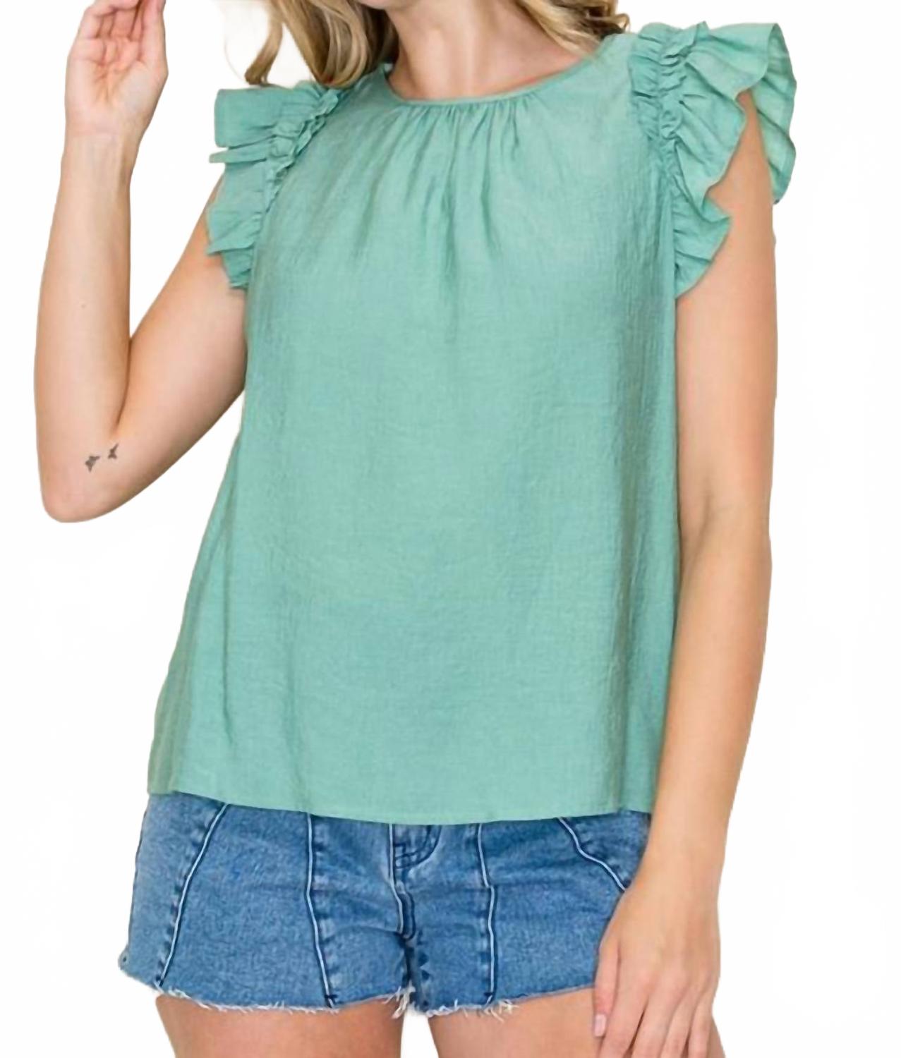 

Жюлеп Топ в мятном цвете STACCATO