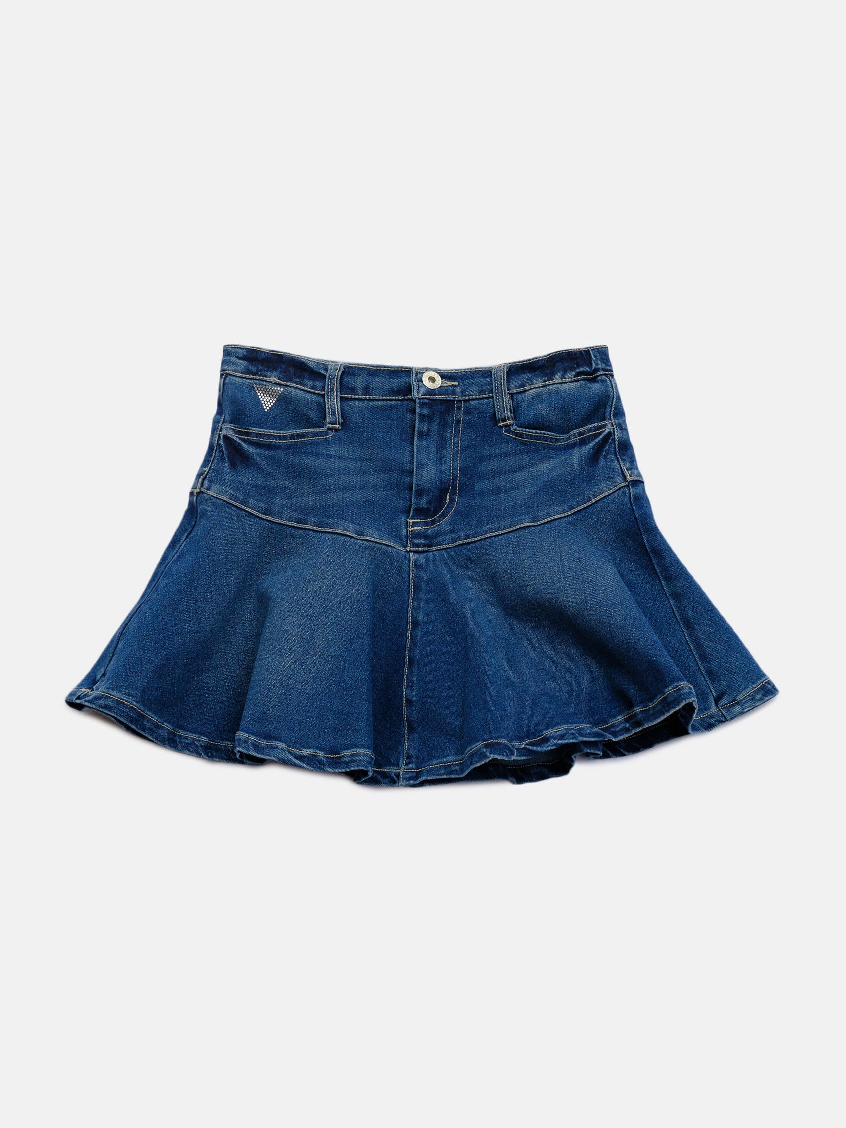 

Джинсовая юбка Quin (7-14) Guess Factory, цвет dark wash