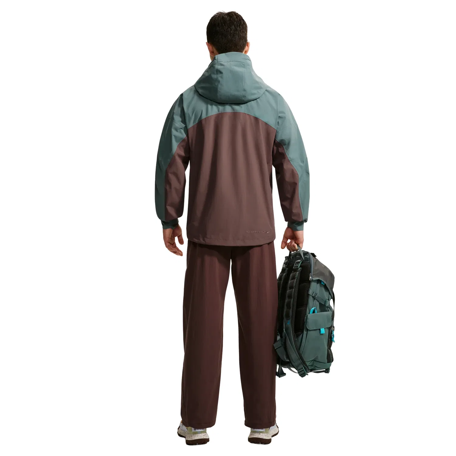 Мужская куртка ACG Storm-Fit ADV 2.5L Rain Jacket 'Morpho - Mineral Slate' Nike, Mineral Slate Blue / Tattoo / Peak White — фото 3