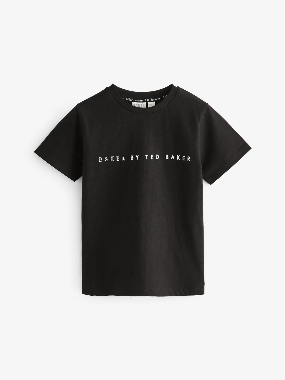 Футболка хлопковая, повседневная Baker by Ted Baker, черный