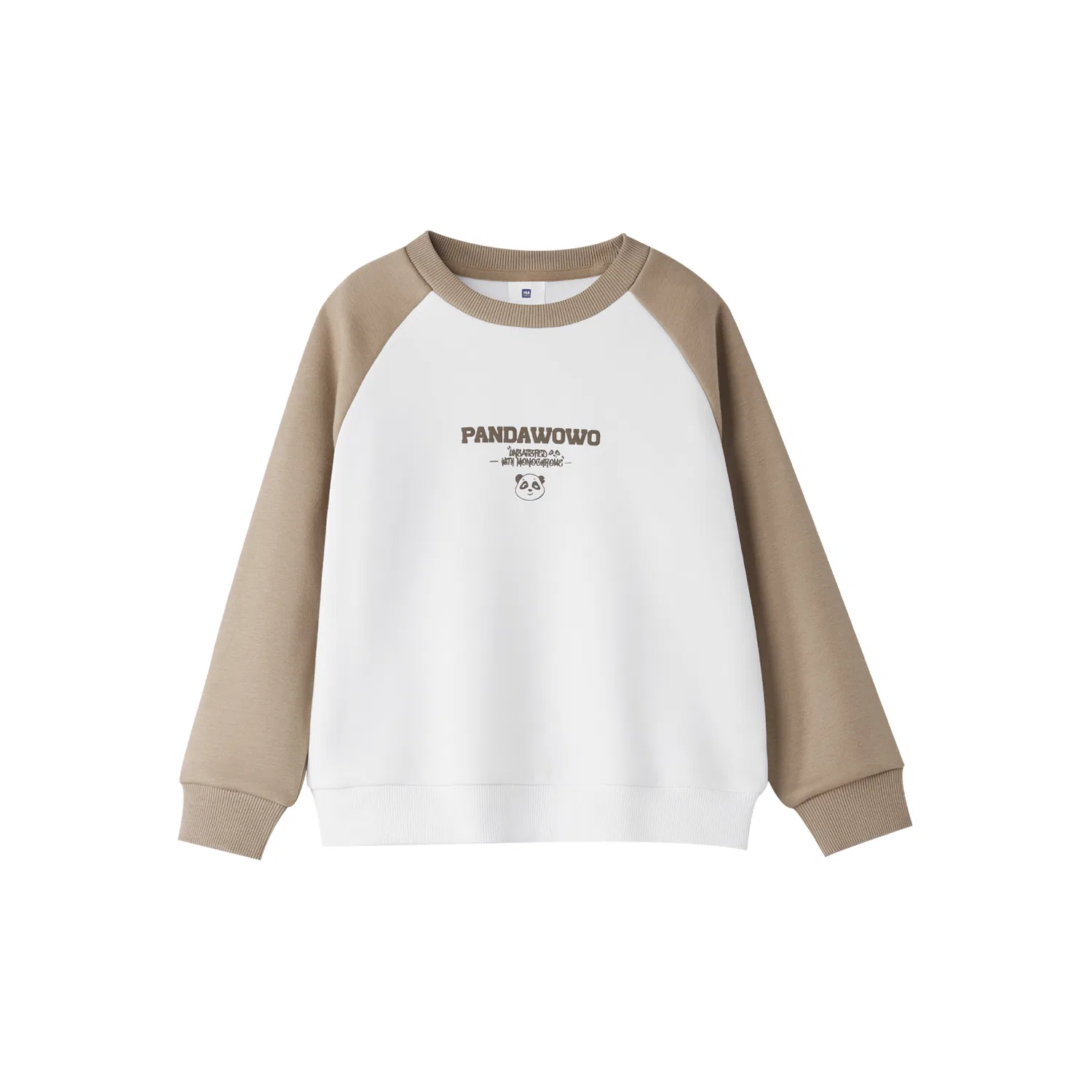 Детский свитшот с принтом HLA, Khaki & 27
