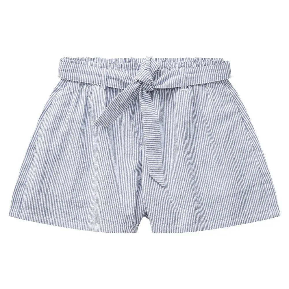 Детские шорты для девочек с поясом Belted Striped Tom tailor, Grey