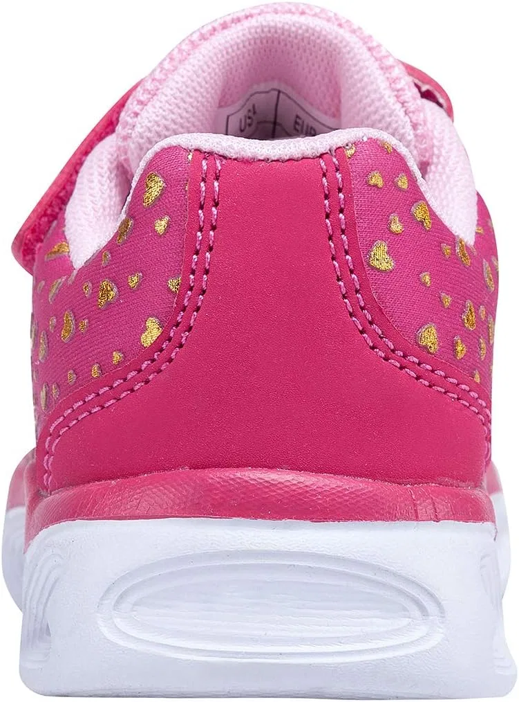 Детские кроссовки для мальчиков и девочек со светящейся подошвой COODO, Candy Pink — фото 3