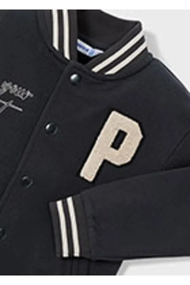 Детская куртка для мальчиков с принтом College Jacket Mayoral, Gray — фото 2