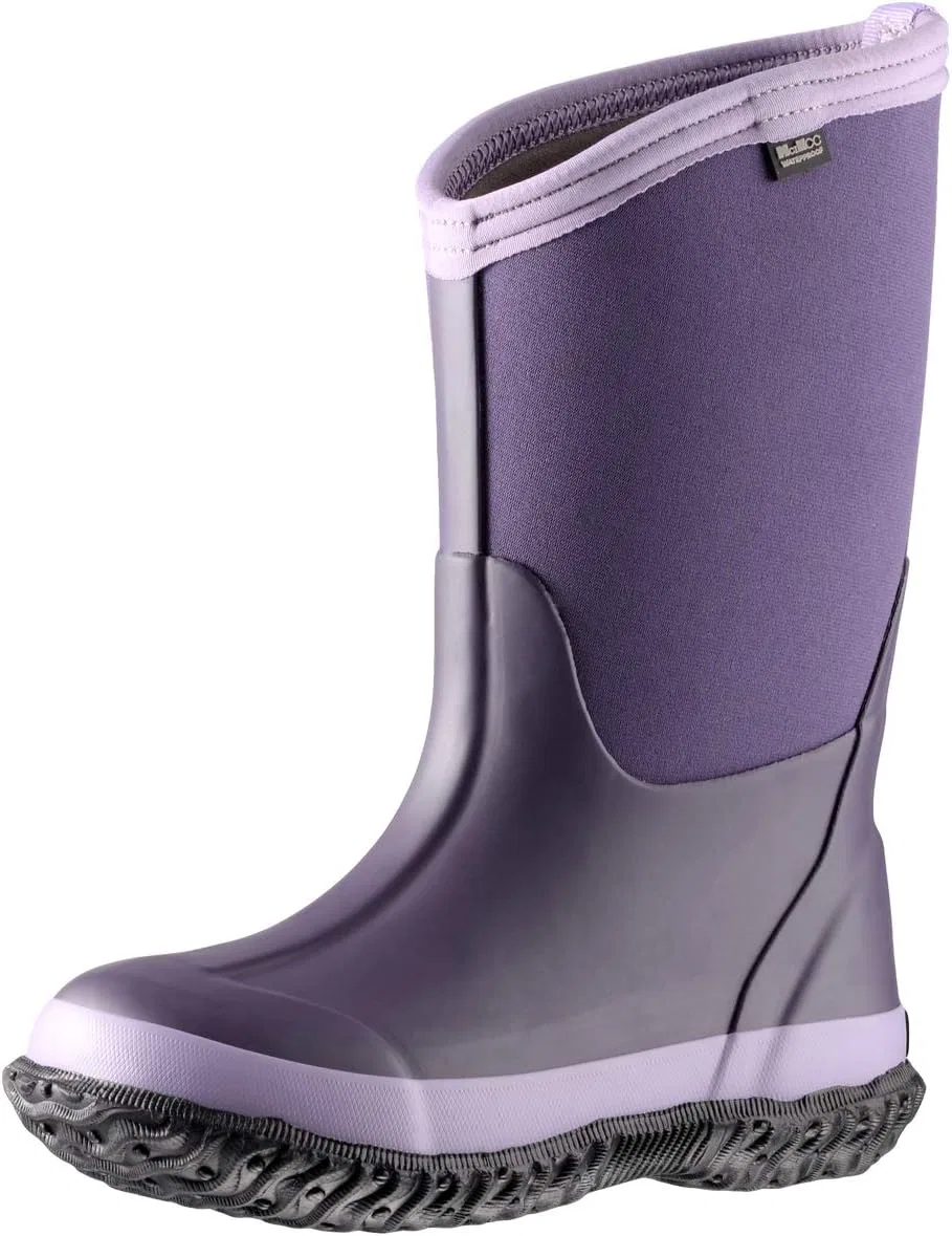 Детские резиновые сапоги для девочек и мальчиков MCIKCC, Dark Purple