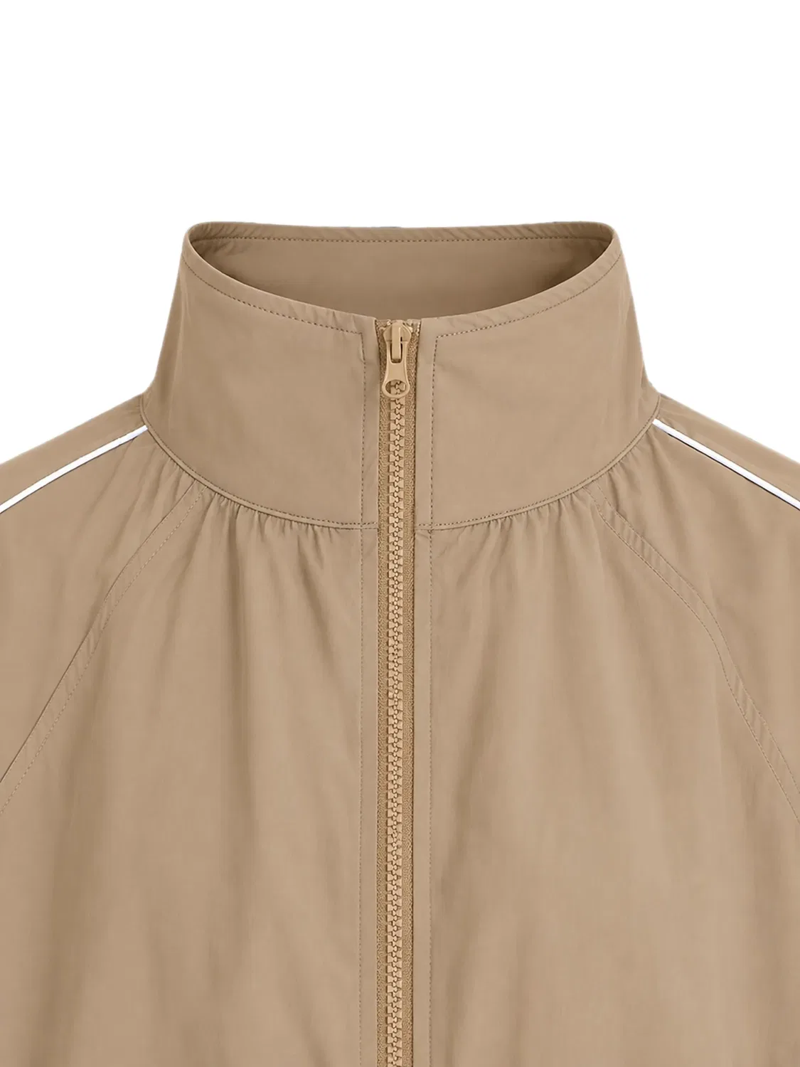 Укороченная ветровка с окантовкой Blanca Sport Kids, нейтральные цвета — фото 4