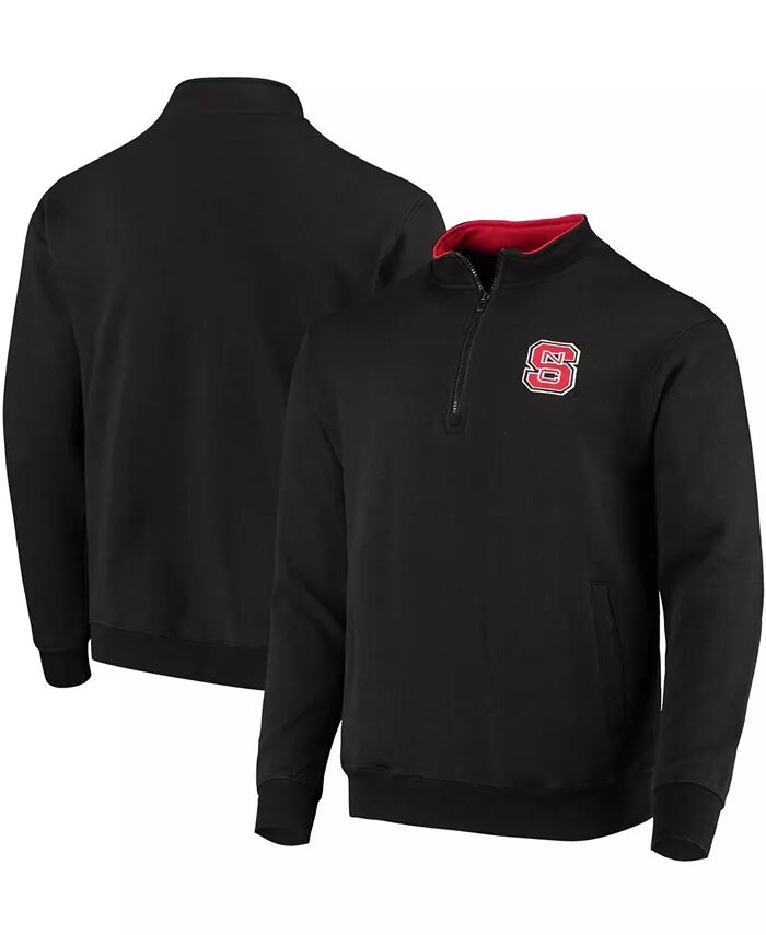 

Мужская черная толстовка NC State Wolfpack Tortugas Logo с застежкой-молнией на четверть Colosseum